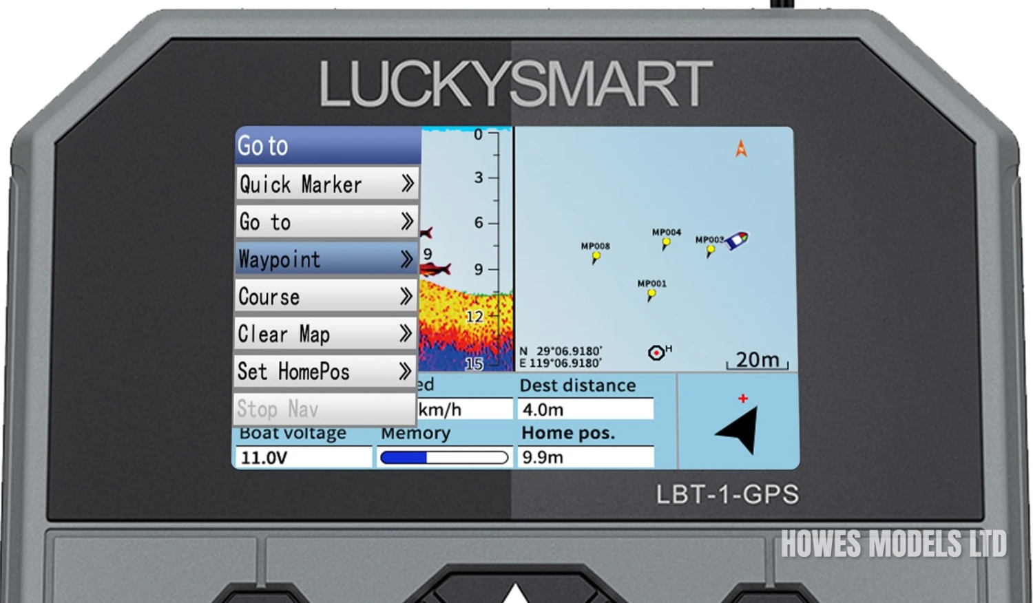Lake Reaper Bait Boat Black With GPS & Fish Finder Now With The Latest Telemetry Handset - Image 6