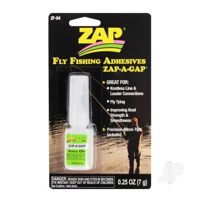 Zap 0.25oz 7g Fly Fishing Adhesives Zap-A-Gap Medium ZF-04