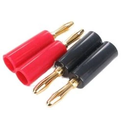 4MM Banana Plugs (2 Pairs Without Wire)