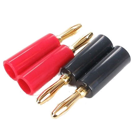 4MM Banana Plugs (2 Pairs Without Wire)