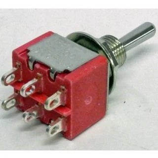 Miniature Biased Switch DPDT – ON/OFF/ON