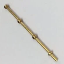 3 Hole Brass Rail Stanchion Ball Type 35mm Pack Of 10
