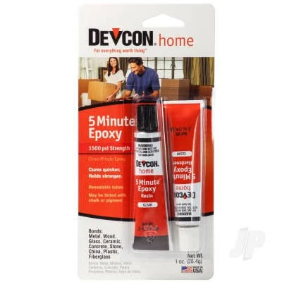 Devcon 5 Minute Epoxy (2x .5oz Tubes)