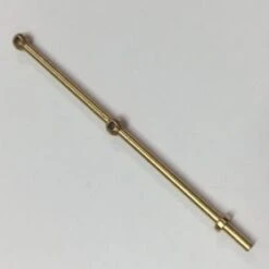 C66215 2 Hole Brass Rail Stanchion Ball Type 15mm Pack Of 10