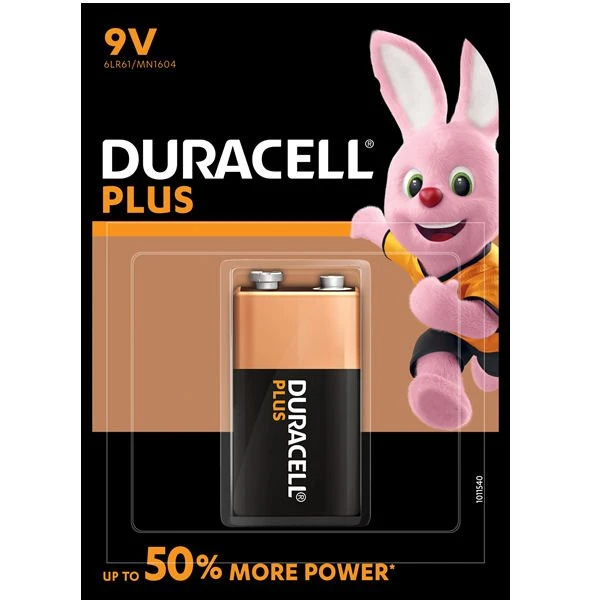 Duracell 9V Plus Power, Pack Of 1