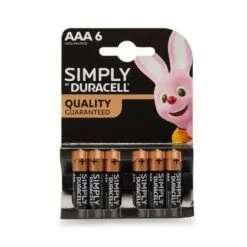 Duracell AAA Plus Power, Pack Of 6