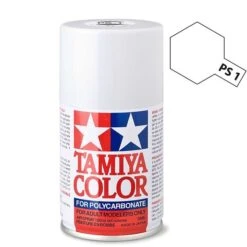 Tamiya 100ml PS1 White Polycarbonate Spray Paint # 86001