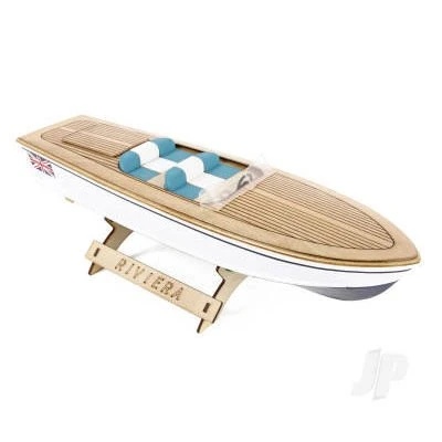 Riviera Motor Boat Wooden Boat Kit Radio Control RC Bundle 400mm Bundle 2 - Image 5