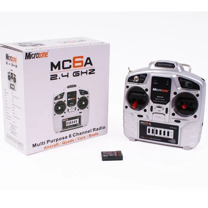 Microzone MC6C 6 Channel Radio Set 2.4GHz Transmitter And Receiver (Mode 2) - Image 2
