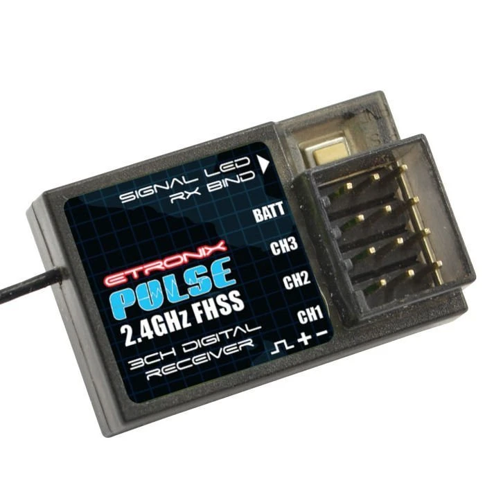 ETRONIX PULSE EX3G 3CH 2.4GHZ FHSS WHEEL RADIO SYSTEM - Image 2