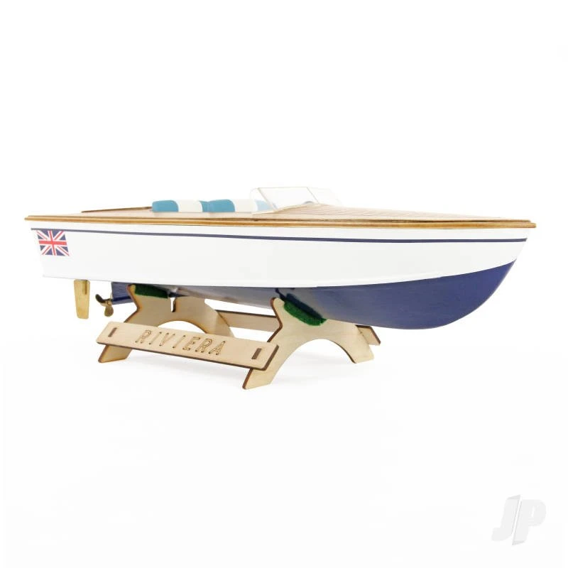 Riviera Motor Boat Wooden Boat Kit Radio Control RC Bundle 400mm Bundle 2 - Image 4