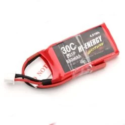 Hi-Energy 2S 7.4v 650mAh 30C Li-Po