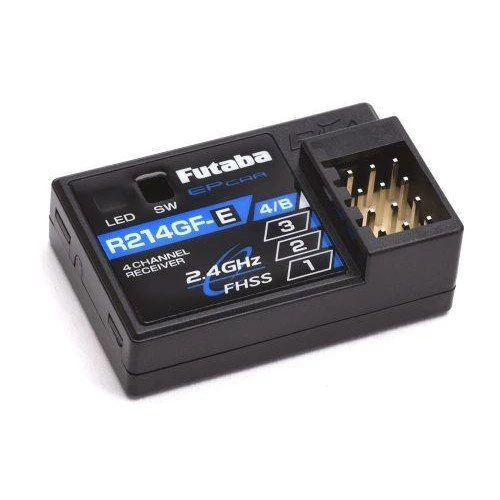 Futaba 4ch (YWD) Combo 2.4G FHSS R214GFE (Tamiya Truck Radio) P-CB4YWD - Image 2
