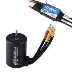 3650 3100KV Brushless Motor With Marine RC Boat Brushless ESC 60A