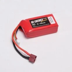 Hi-Energy 3S 11.1v 1300mAh 30C Li-Po T-Type
