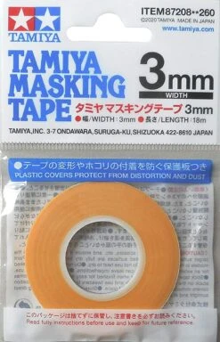 Tamiya Plastic Model 3mm Masking Tape #87208