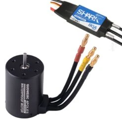 3650 4300KV Brushless Motor With Marine RC Boat Brushless ESC 80A