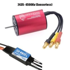 4500KV Brushless Motor With Marine RC Boat Brushless ESC 40A