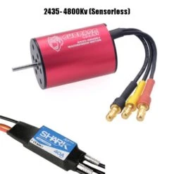 4800KV Brushless Motor With Marine RC Boat Brushless ESC 40A
