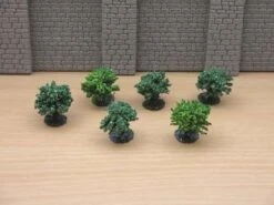 Jordan 59505 No.9 Pack Of 6 Green Bushes