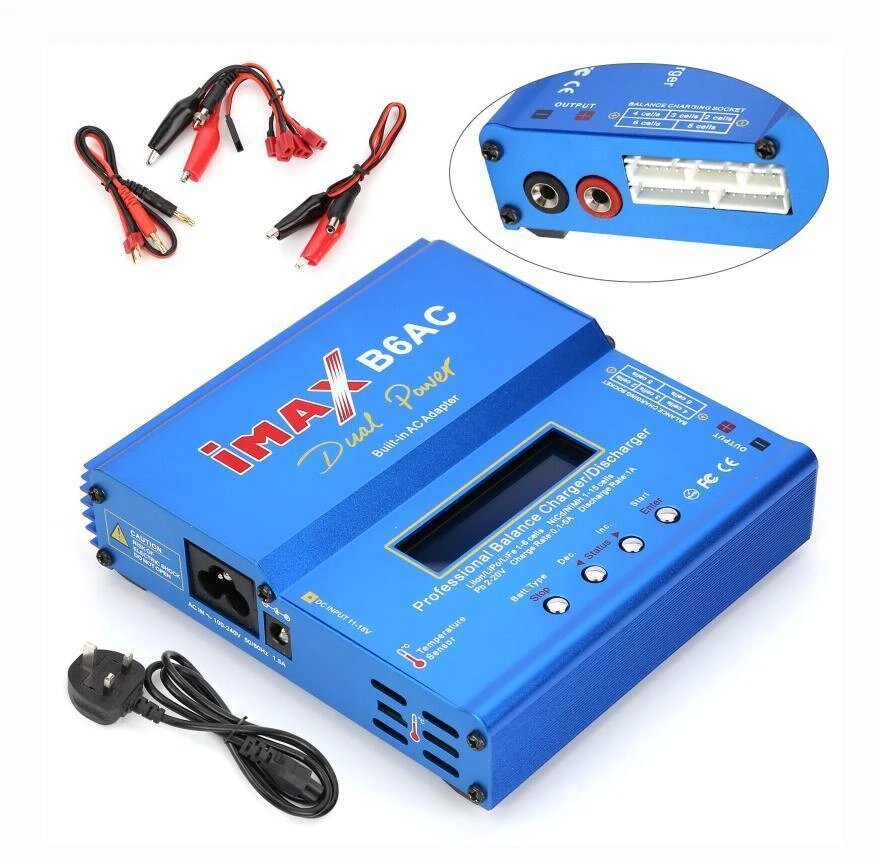 IMAX B6 AC Professional 80W Digital LCD RC Lipo NiMh Battery Balance Charger - Image 3