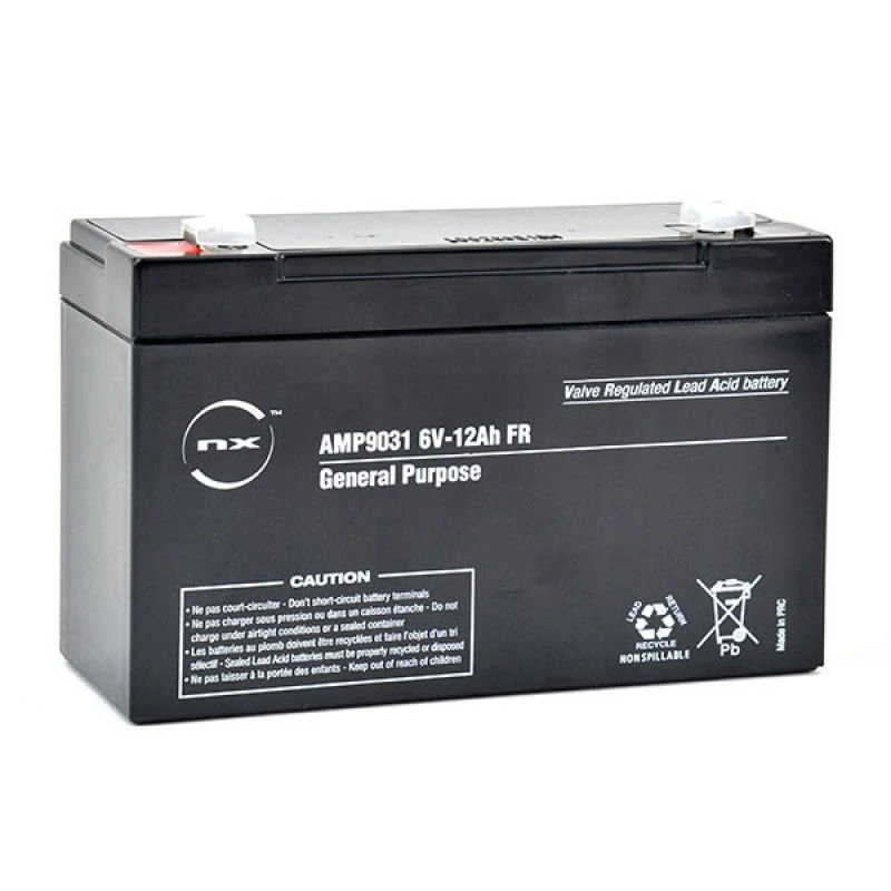 6v 12Ah Microcat Bait Boat Rechargeable Lead Acid Battery