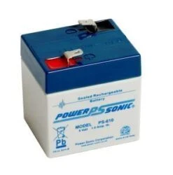 Power Sonic PS-610 6 Volt 1.0Ah Rechargeable Lead Acid Battery