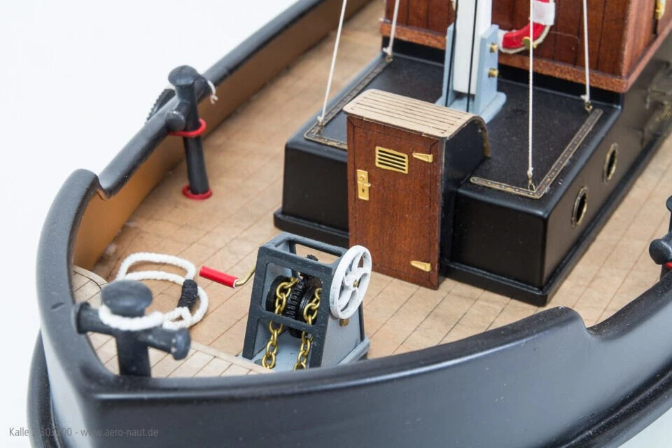 Aeronaut Kalle 2 Radio Control Steam Tug Boat 1:20 Scale Model Kit - Image 3