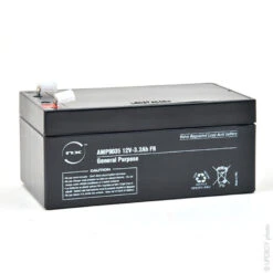 12V 3.2AH 12 Volt Rechargeable Lead Acid Battery Enix #AMP9035
