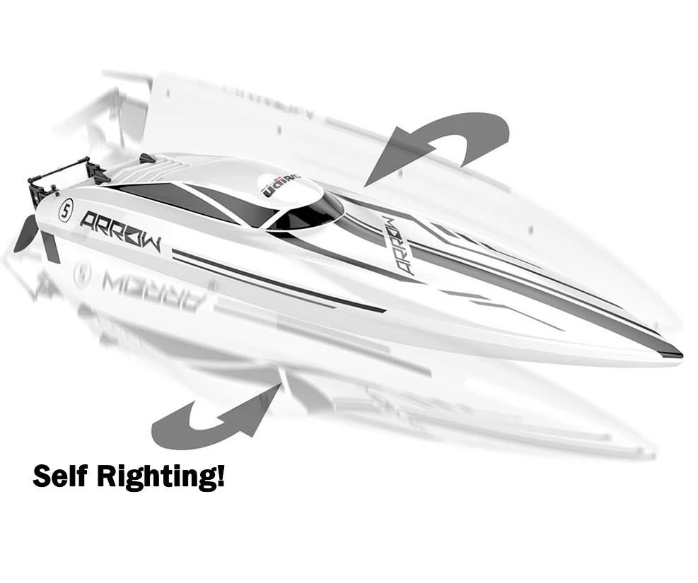 UDI Arrow RC Radio Remote Control Brushless Speed Boat UDI005 In Red - Image 10