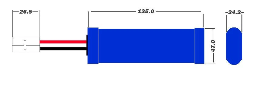 7.2v 2000mAh NiMh Battery - Image 2