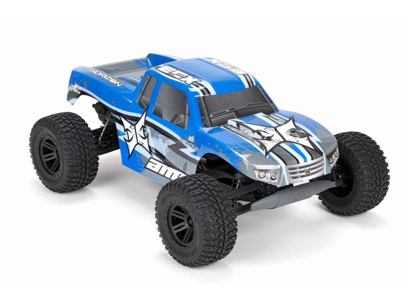 ECX AMP MT 1:10th 2wd Radio Control RC Monster Truck Car Kit Build-to-Drive - Image 2