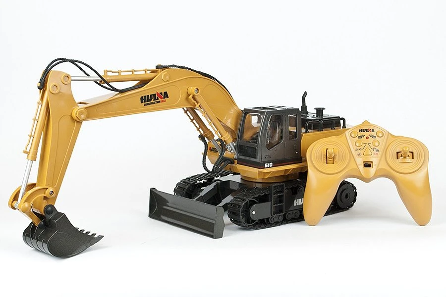Huina Radio Control RC Construction Excavator 2.4G 11CH 1:16 Scale W/Die Cast Bucket CY1510 - Image 14