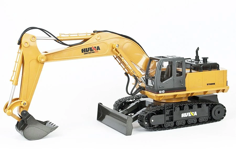 Huina Radio Control RC Construction Excavator 2.4G 11CH 1:16 Scale W/Die Cast Bucket CY1510 - Image 9