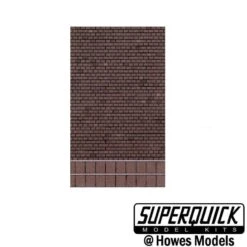 SuperQuick D4 Red Tile Brick Paper, Pack Of 6 Sheets