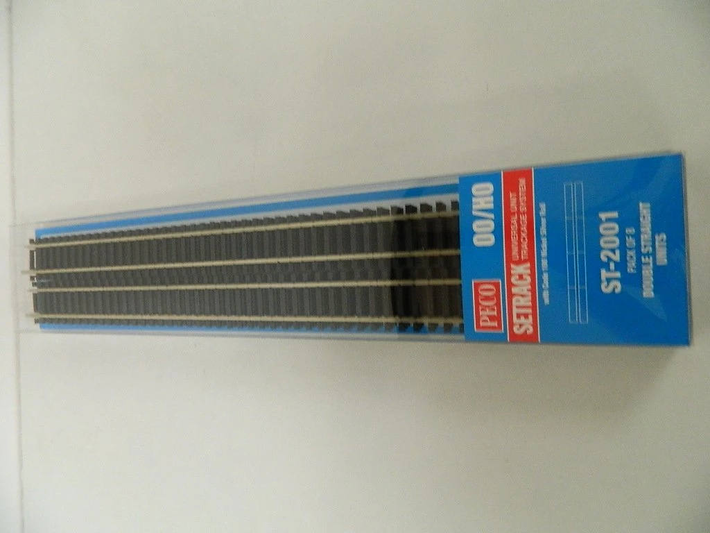 Peco ST-2001 Pack Of 8 Double Straights