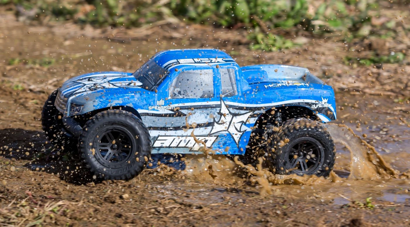 ECX AMP MT 1:10th 2wd Radio Control RC Monster Truck Car Kit Build-to-Drive - Image 5