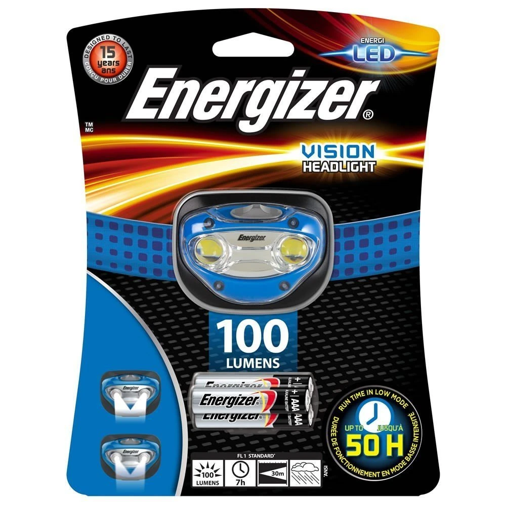 Energizer Vision HD Headlight LED Head Torch - Image 3