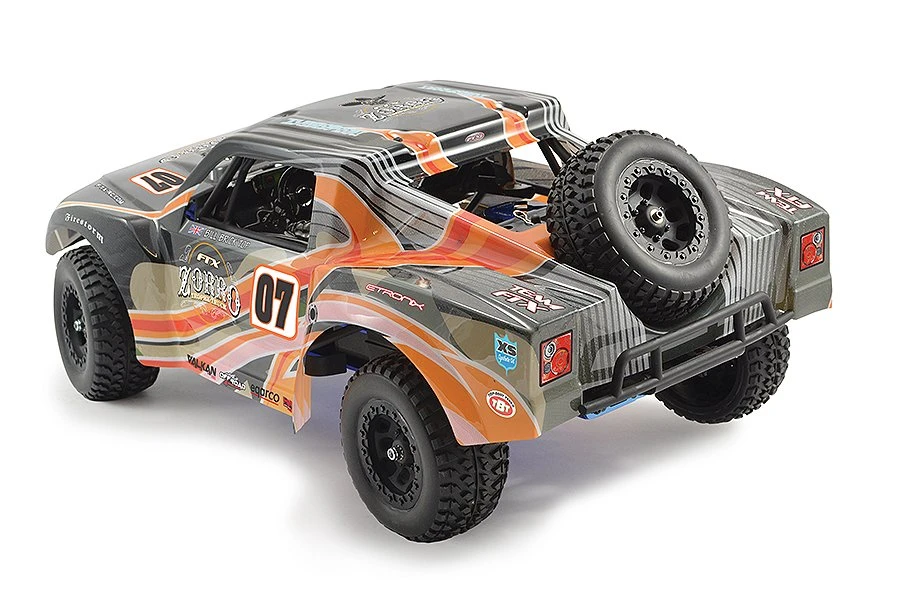 FTX Zorro 1/10th Nitro Radio Control RC Trophy Car/Truck 4WD RTR – Orange - Image 4