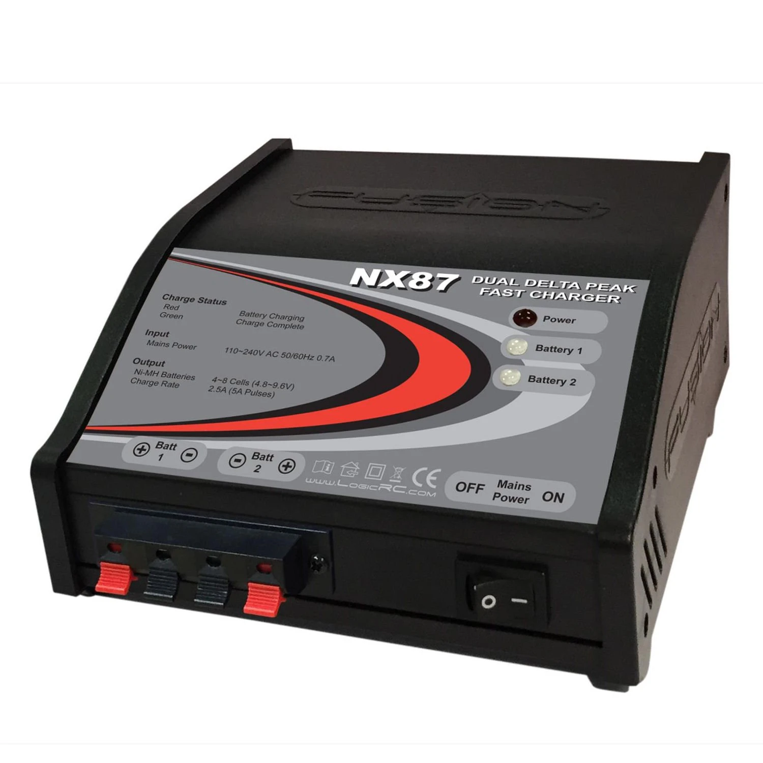 Fusion NX87 Twin AC NiMH Fast Charger 6-8 Cells