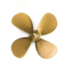 Aeronaut 35mm M4 Nylon Propeller RH Brass Coloured 4 Blade