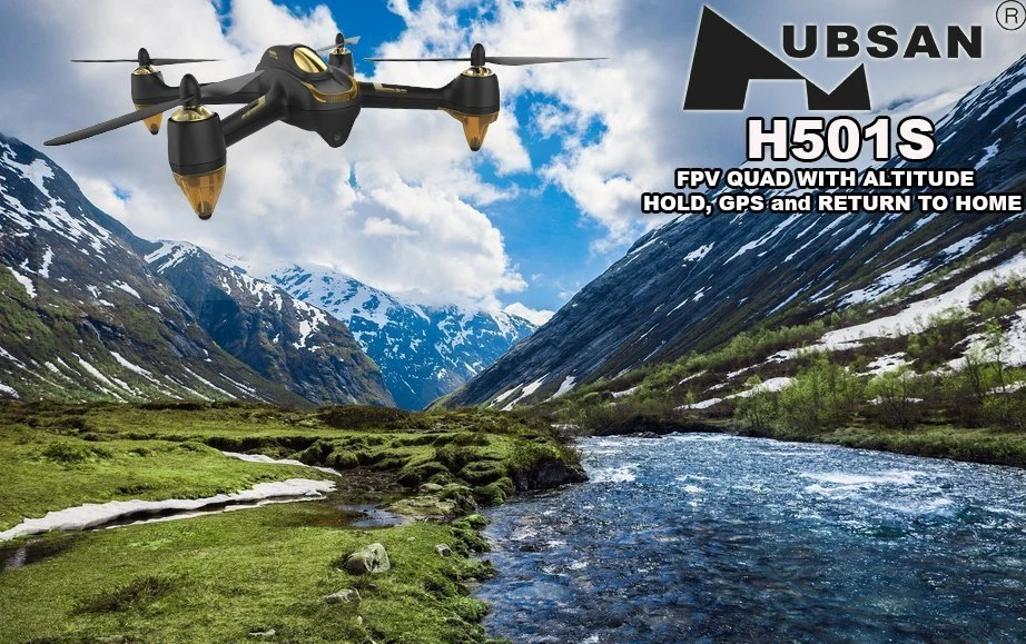 Hubsan 501S X4 Air Black FPV Drone W/GPS 1080P, 1KEY, Follow Me & Headless Mode - Image 4