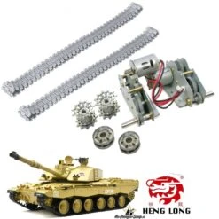 Heng Long 1/16th Challenger II RC Tank Metal Track And Gearbox Set – 3908-1