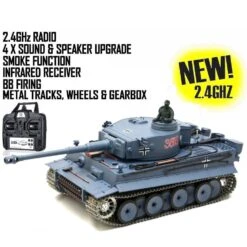 Heng Long 1/16th German Tiger 1 Radio Control Tank Pro Version