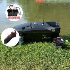 Lake Reaper Bait Boat Black With Single Handed Control