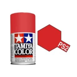 Tamiya 100ml PS2 Red Polycarbonate Spray Paint #86002