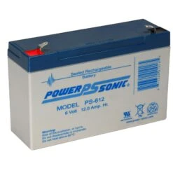 Power Sonic 6v 12Ah Microcat Bait Boat Rechargeable Lead Acid Battery