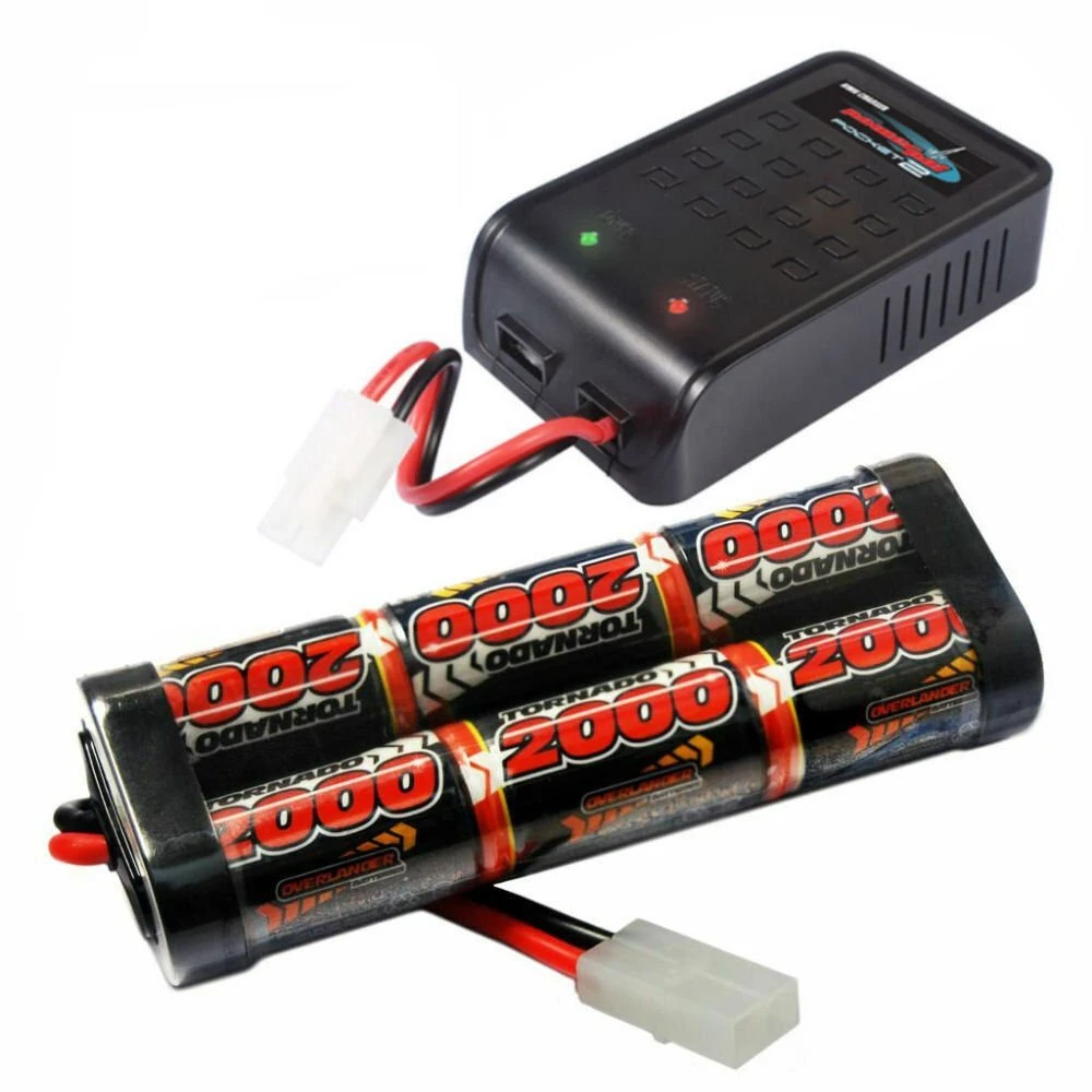 Procat Bait Boat Battery & Fast Charger 7.2v 2000mAh NiMh