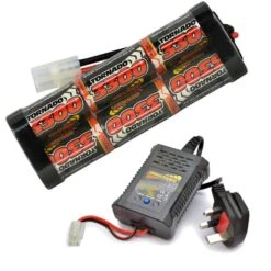 Procat Bait Boat Battery & NX-20 Fast Charger 7.2v 3300mAh NiMh