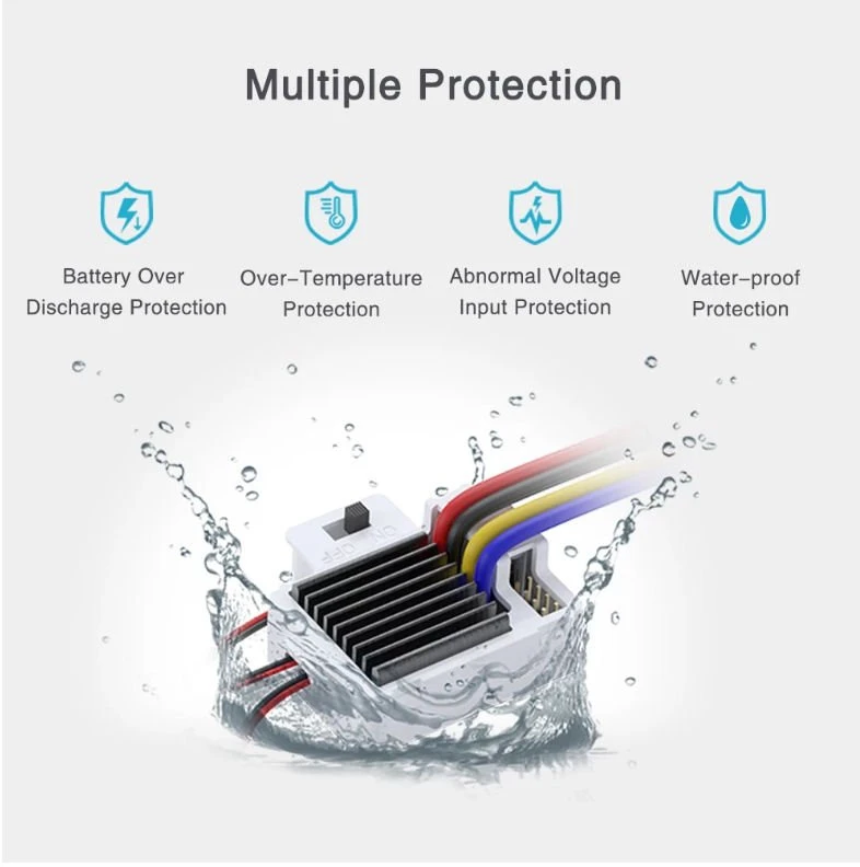 Radio Link Cool 9030 RC 90A Marine Boat ESC & RC Car Buggy ESC Electric Speed Controller – Waterproof, Li-PO, NI-MH - Image 4